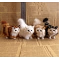 thumbnail image 4 of JIUOU Mini Realistic Cat Toys - 4.7 Inch Cute Simulation Cat Plush Toys Cat, 4 of 8