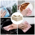 thumbnail image 2 of Bxaolu Kitchen Towels and Dishcloths Set, 12x12 Inches, 4Pack Microfiber Dish for Washing Dishes Rags Everyday Cooking Baking, Beige, 2 of 6