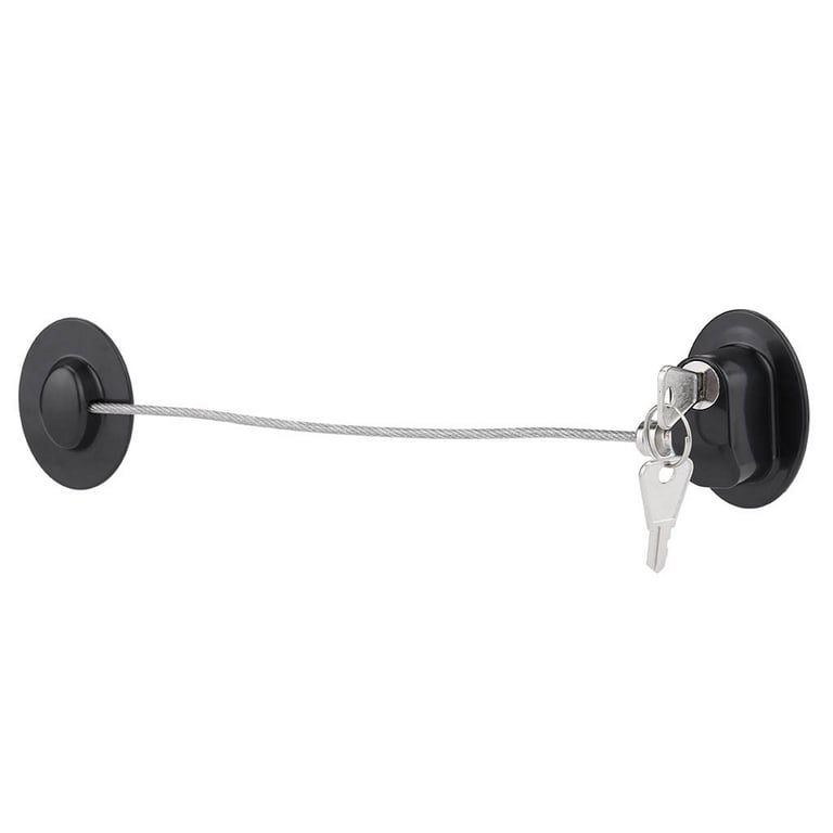 Buy Refrigerator Lock, Fridge Lock with Keys and Padlock, Freezer Lock with  Strong 3M Adhesives, Heavy-duty Aircraft Cable, provides 500lbs Resistive  Force, Black Refrigerator Locks for Children Online at desertcartINDIA