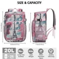thumbnail image 3 of Cooler Backpack 26 Cans Paris Lightweight Insulated Backpack Cooler Leak Proof Travel Camping Lunch Backpack Office Lunch Storage for Outdoor Enthusiasts, 3 of 6