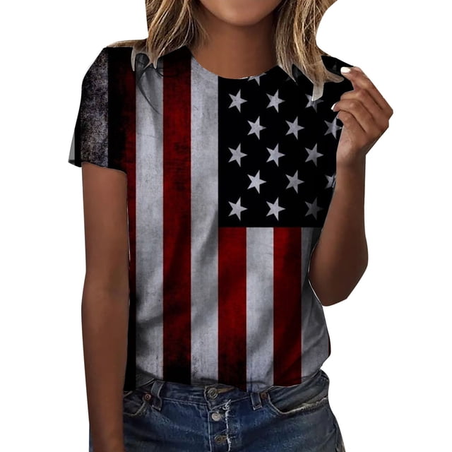 TSADFHJI Hauts de Noël pour Femmes, T-Shirt Imprimé Numérique 3D à Manches Courtes Col Rond TG Bleu