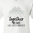 thumbnail image 4 of Inktastic Together, We Fight Lung Cancer Awareness Youth T-Shirt, 4 of 5