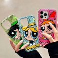 thumbnail image 5 of Funda para iPhone 12 Pro con diseño de dibujos animados kawaii, con forma de gafas de sol, soporte con agarre para los dedos, diseño para mujeres y niñas, funda protectora para iPhone 12 Pro, 5 of 5