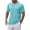 A02-Mint Green, variant on T-Shirts for Men Short Sleeve Athletic Tees Solid Color Sports Undershirt Soft Breathable Top Men's Fashion,Grey