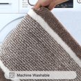 thumbnail image 5 of Findosom 3pcs Bathroom Rug Set with Contour Toilet Mat Non-Slip Plush Shaggy Bath Mats Super Absorbent Microfiber Bath Rugs Washable Shower Rugs for Bathroom,Tub,Toilet 18"x26"+18"x48"+U20"x24", 5 of 8