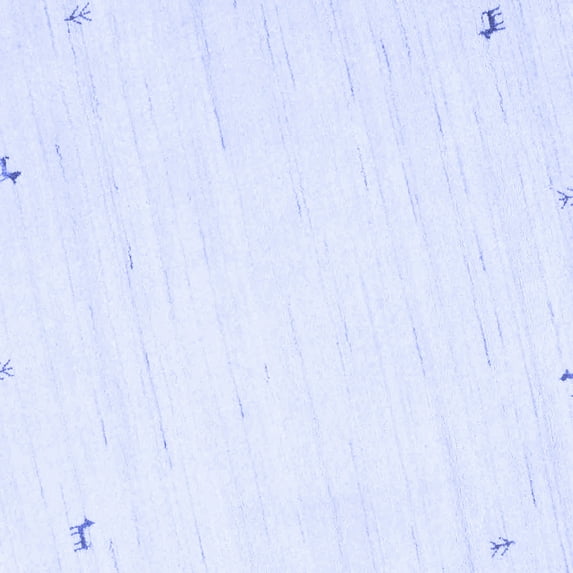 Ahgly Company Indoor Square Solid Blue Modern Area Rugs, 4' Square