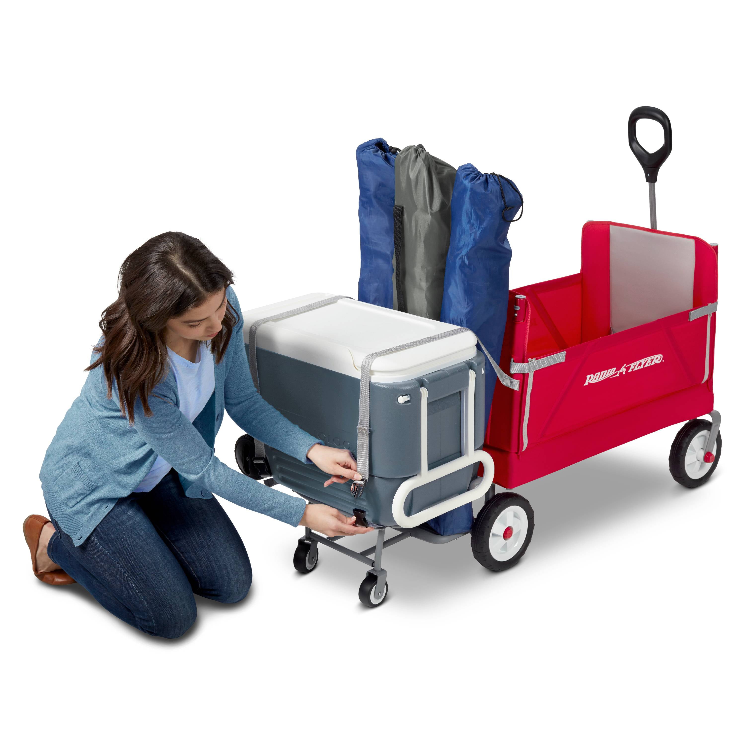 Radio Flyer 3-In-1 Tailgater Wagon Exclusive Red Renewed 