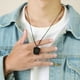 thumbnail image 5 of Colr de de gato, accesorio medallón decorativo, joyería ra y mujer negro Hugo Collar de urna, 5 of 9