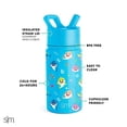 thumbnail image 2 of Botella de agua para niños Baby Shark Simple Modern con tapa de pajita, 2 of 7