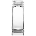 thumbnail image 3 of Pride Of India Small Clear Glass Spice Jars w/Dual Sifter Cap | Food Grade BPA Free USA Made | 4 Fluid Ounce Capacity, 3 of 10