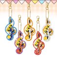 thumbnail image 1 of Cuadros Decorativos 5 uds., llaveros de arte de diamantes, arte artesanal 5D, adornos colgantes DIY de doble cara, regalos Wdftyju  embutido en tela, 1 of 3