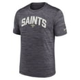 thumbnail image 2 of Men's Nike Black New Orleans Saints Sideline Velocity Athletic Stack Performance T-Shirt, 2 of 3