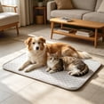 thumbnail image 5 of Cooling Mat for Dog, Premium Pet Cooling Blanket for Bed Crate, Anti Slip Indoor Dog Cool Pad for Sleeping, Q-MAX Large Sofa Couch Cover Mat for Cat Light Gray XXL, 5 of 7