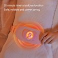 thumbnail image 4 of Menstrual Heating Pad, Cordless Electric Heating Waist Pad 6 Massage Modes  For Back Uterus, 4 of 8