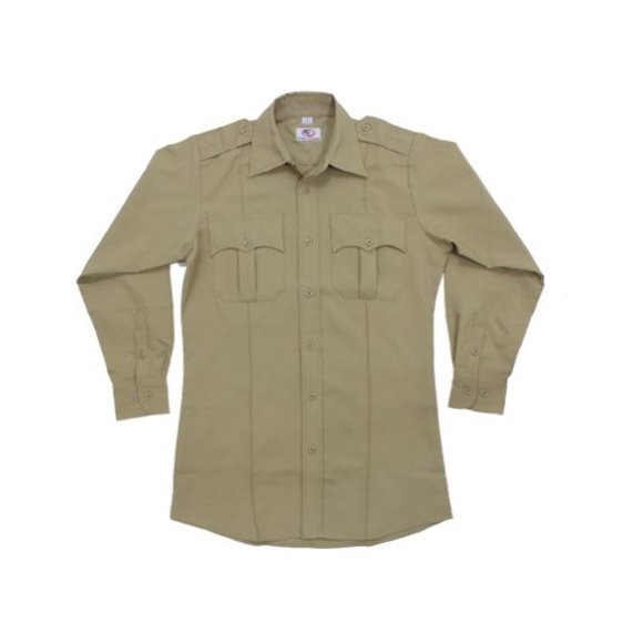 First Chemise Uniforme à Manches Longues 2TG Beige