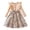 Beige., variant on HBGVBA Girl's Knit Dress Ruffle Long Sleeve Crew Neck A Line Dresses Floral Print Hem Elegant Party Princess Attire For Cool Season 2-7 Years