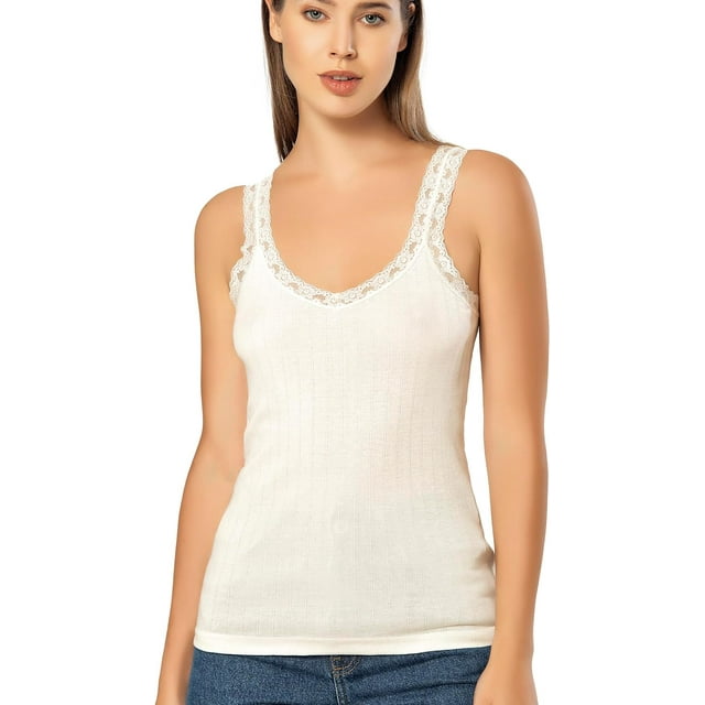 GHSDFBB Camisoles en Coton pour Femmes, Débardeurs Confortables et Doux