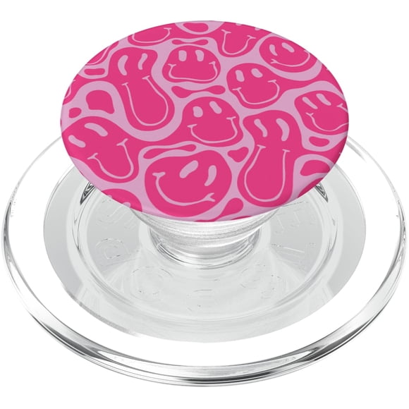 PopSockets PopGrip para una estética de rostro sonriente con MagSafe que derrite
