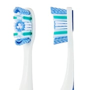 Equate Brilliance Total Care Manual Toothbrushes with Tongue and Cheek Cleaner, Medium, 2 Count
