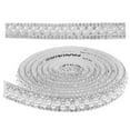 thumbnail image 5 of HINTRMENT 2 Rolls Rhinestone Trim Strips for Wedding Dress with Faux Pearls 11.8X0.39X0.12In, 5 of 8
