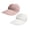 White + Pink, variant on 2 Pcs Women's UPF 50+ UV Protection Sun Visor Hat, Ponytail Cap, Wide Brim Foldable Elastic Hat for Summer Beach