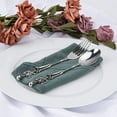 thumbnail image 4 of SENIURIS Skeleton Silverware Set, Personality Skull Stainless Steel Unique Design Spoon Fork for Halloween Easter and Christmas. (Mermaid ), 4 of 6