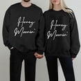 thumbnail image 3 of guisaled Valentines Day Gifts for Him/Her Letter Printed Matching Hooded Sweatshirts for Couple Crewneck Comfort Sweatshirts Deals Of The Week, 3 of 7