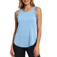 thumbnail image 1 of Hngshg Camisoles Grande Taille pour Femmes à Volants Sans Manches Amples Décontractées Col Rond T-Shirts Classiques Été Vacances Sortie Tee, 1 of 6
