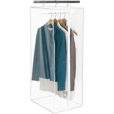 Whitmor Hanging Zipper Garment Bag - Clr & Wht - 20