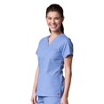 thumbnail image 1 of Red Panda Women's V-Neck Two Pocket Solid Scrub Top, 1 of 1
