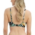 thumbnail image 2 of Fantasie Bamboo Grove Gathered Full Cup Underwire Bikini Top (501601),38HH,Jet, 2 of 4