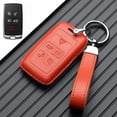 thumbnail image 1 of Car Key Fob Cover Case Protector Real Leather Car Key Case Cover For Land Rover Range Rover For Jaguar E-Pace XJ, 1 of 9