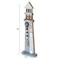 thumbnail image 3 of Maison Concepts Lighthouse With Beaded Garland And Thermometer 18", 3 of 3