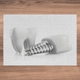 thumbnail image 5 of Ambesonne Dental Jigsaw Puzzle Durable Cardboard, Tooth with Implant Medical, 1000 pcs, White Grey and Pale Grey, 5 of 5