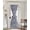 Purple, variant on Green Leaves Blackout Curtains French Door Curtains for Door Window, Botanical Abstract Color Retro Plants Privacy Drapery for Patio/Sidelight Doors, 1 Panel with Tieback, 25 x 40 Inches
