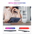 thumbnail image 4 of Compatible with Samsung S7, with HD Screen Protector,[Military Grade] Ring Car Mount Kickstand Hybrid Hard PC Soft TPU Shockproof Protective Case for S7, 4 of 4