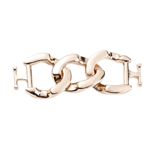 Zincs Alloys Metal Shoe Buckle Shoe Decoration for Casual Shoes Loafer Chain