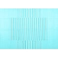 thumbnail image 1 of Ahgly Company Indoor Rectangle Solid Light Blue Modern Area Rugs, 7' x 9', 1 of 4