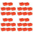 thumbnail image 1 of Kit de 32 Bacs de Rangement pour Pièces Accessoires Établi Bacs pour Organiser le Matériel (Rouge), 1 of 6