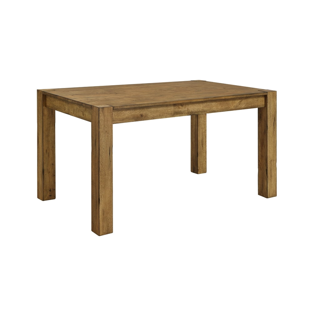 Better Homes & Gardens Bryant Solid Wood Dining Table, Rustic Brown