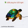thumbnail image 4 of Pintura LED de 15 cm Lámpara de hongos USB Carga USB de resina retro Lámpara decorativa de la cama de hongo para decoración de la oficina en el hogar, 4 of 8