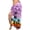 VIOLET, HULA DANCER, variant on Women's Pareo Beach Casual Swimsuit Bikini Sarong One Size Regal, Floral