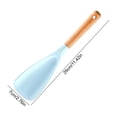 thumbnail image 2 of Multifunctional Silicone Cooking Spoon, Silicone Serving Spoons with Wooden Handle, Heat Resistant Kitchen Utensil for Non-stick Cookware, Baking Tools, Cooking Utensils Set, A, 11.4", 2 of 5