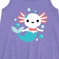 thumbnail image 2 of Axolotl Mermaid  - Toddler & Youth Girls A-line Dress, 2 of 5
