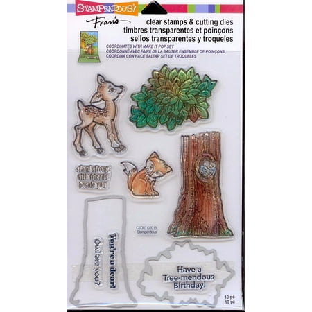 - Clear Stamps & Cutting Dies - In The Woods By STAMPENDOUS