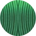 thumbnail image 1 of Ahgly Company Indoor Round Patterned Deep Emerald Green Area Rugs, 8' Round, 1 of 6