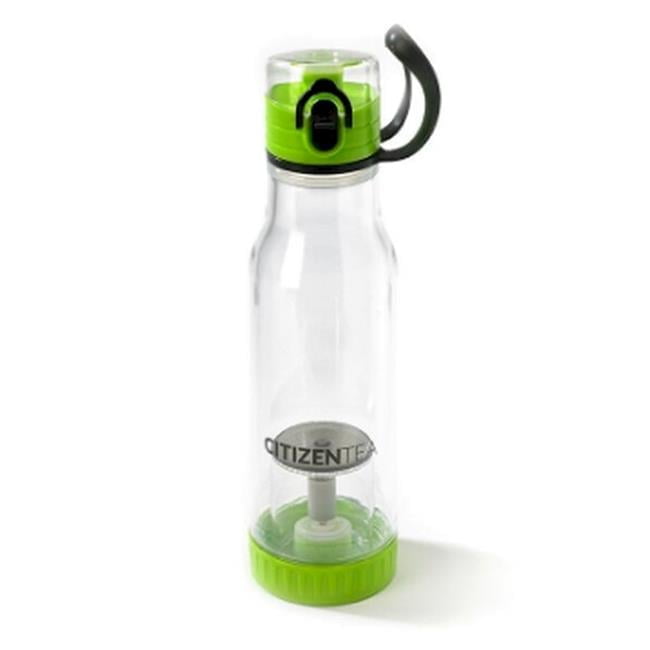 Travel Bottle with Green Cap Infuser