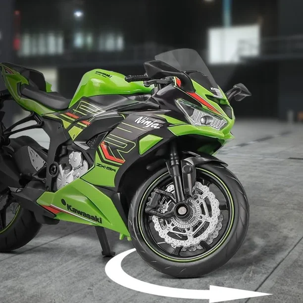 1:12 Kawasaki Ninja ZX-6R Motorcycle Toy 1:12 RMZ City Diecast