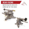thumbnail image 4 of 2400 PSI Pressure Washer Pump for Troy-Bilt 020213-0, 020240-0 Replacement - 2.4 GPM Gas Engine Vertical Pump with Thermal Relief, 4 of 9