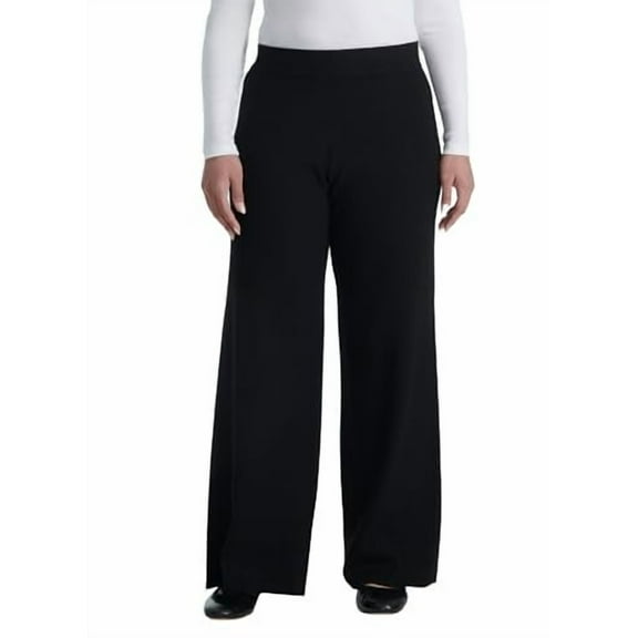 Splendid Women's Wide Leg Sweater Pants-Black